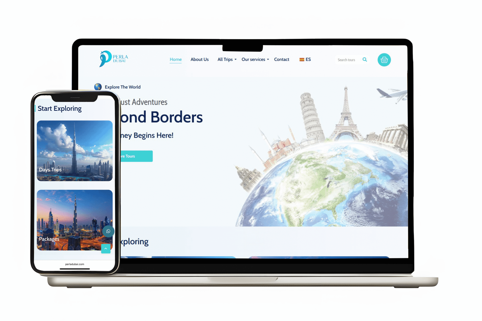 Perla For Travel website
