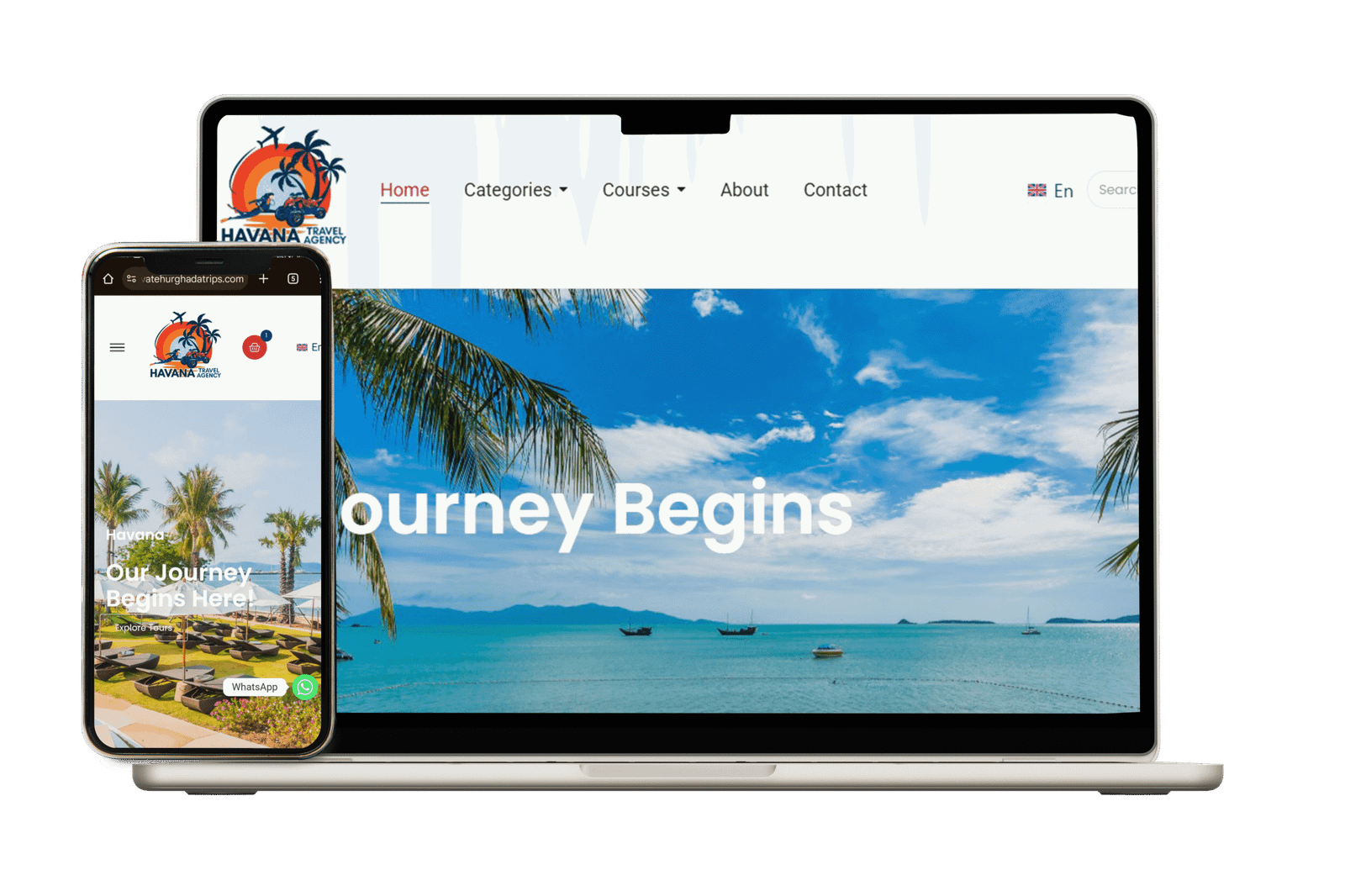Havana Travel Agency website